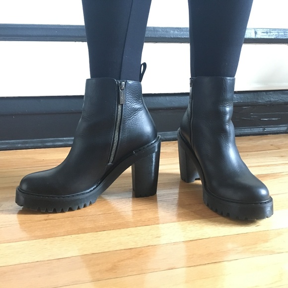 Dr. Martens Shoes - DR. MARTENS "Magdalena" Heel Ankle Boot